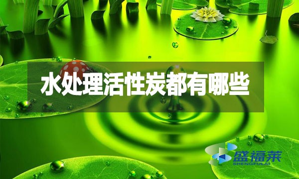 水處理活性炭都有哪些？